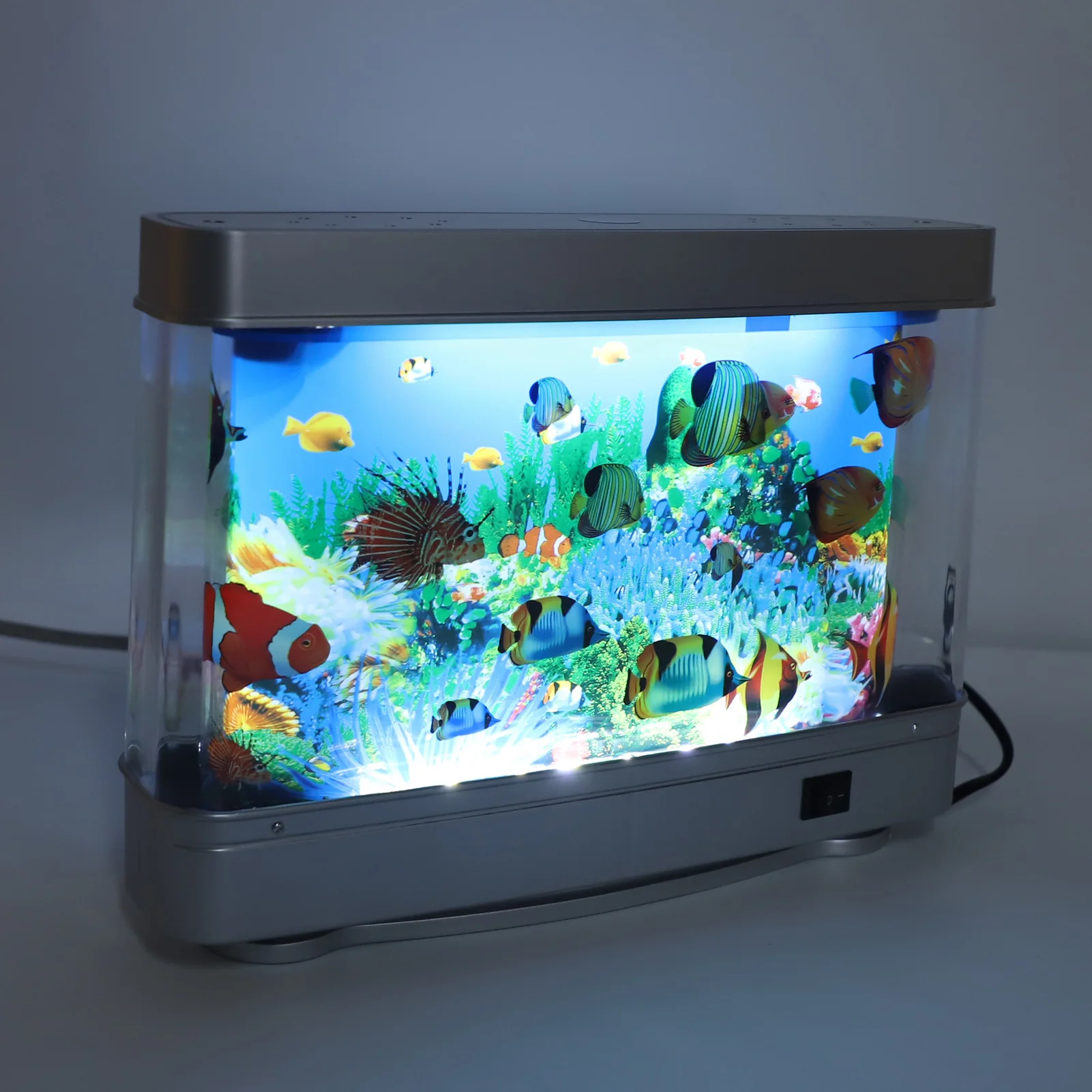 ZK30 Artificial Aquarium Lamp LED Light Compact Fake Fish Tank Aquarium Decorative Lamp for Child Adult