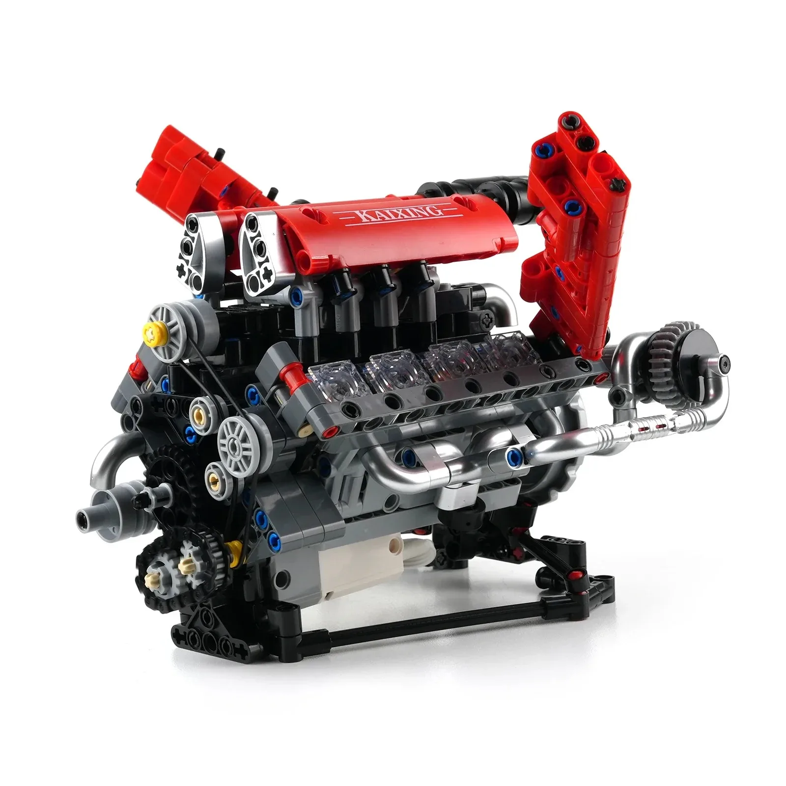 Blocos de Construção Técnicos V8 Engine 660PCS K96203 com Controle por APP, Motor Programável + Luz LED, Brinquedo de Montagem