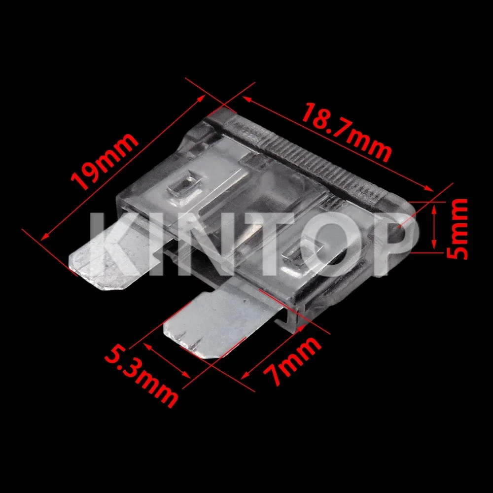 1 Set 1way Car Middle Fuses Box Automobile Blade Type Fuse Block AC Assembly Auto Standard Middle Fuse Holder