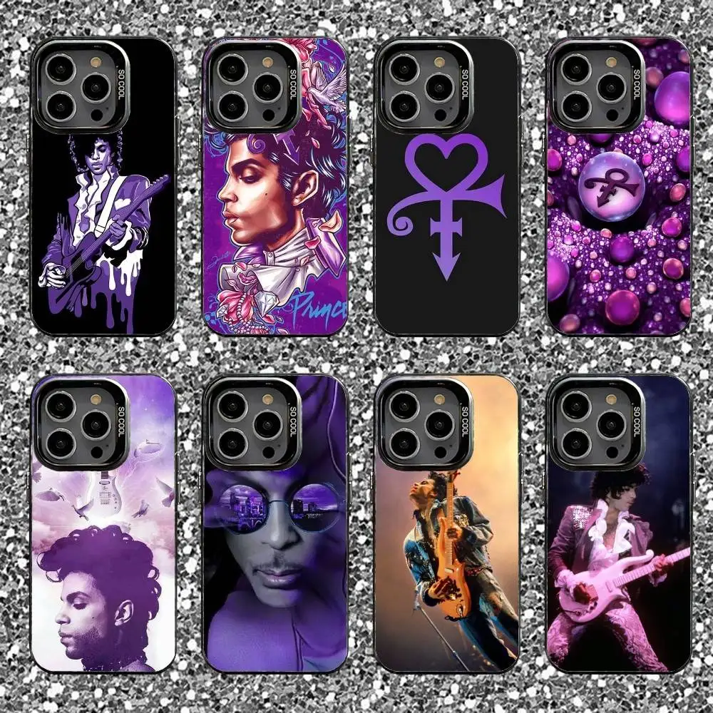 

Prince Rogers Nelson Phone Case For iPhone 16,15,14,13,12,11,Pro,XS,Max,Plus,Mini,SE Black Candy Matte Shockproof Cover
