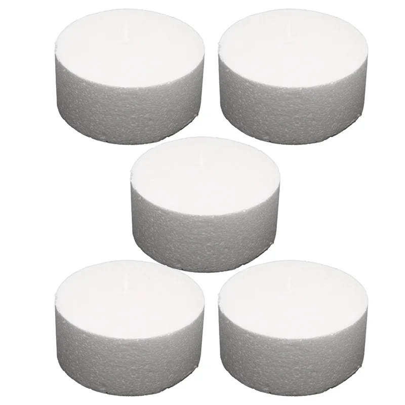 5X Round Styrofoam Cake Dummy (6 Inch)