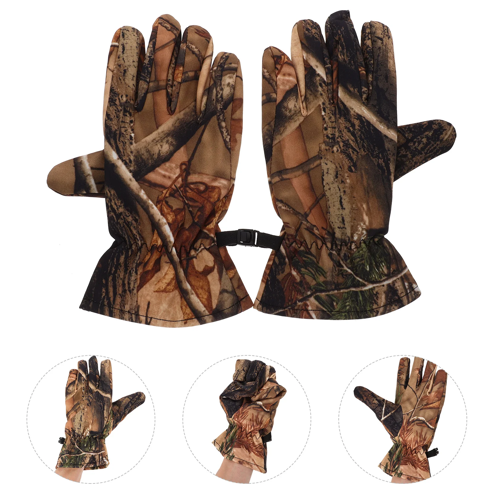 Hunting Gloves Mens Winter Warm for Kids Womens Ski Outdoor Camouflage Gear Anti-Slip Riding