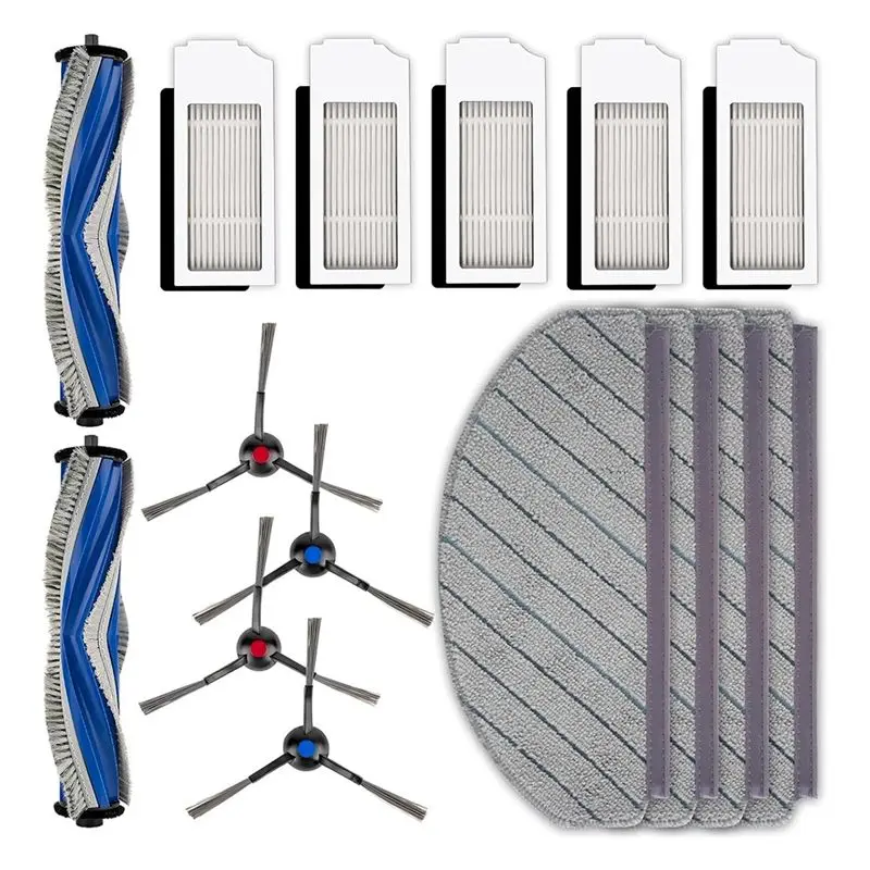 Y51A-For ECOVACS DEEBOT N20 Pro Plus Roller Brush Side Brushes Robotic Vacuum Cleaner Accessories