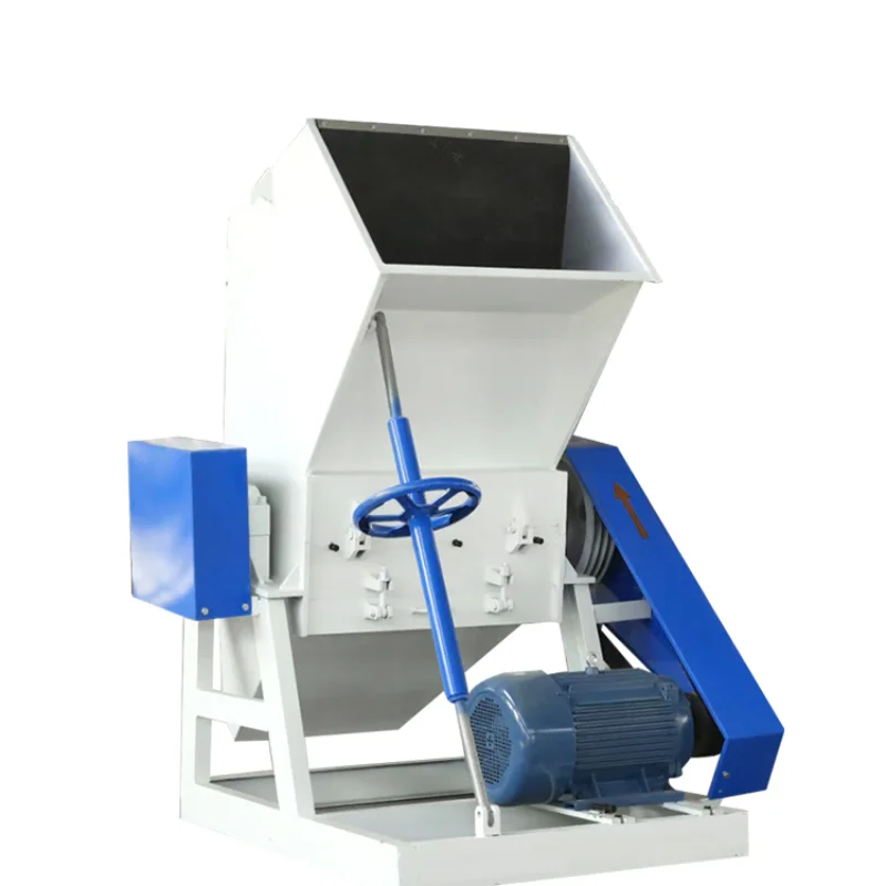 

Plastic crusher Powerful large industrial crusher Blue barrel fruit basket shredder