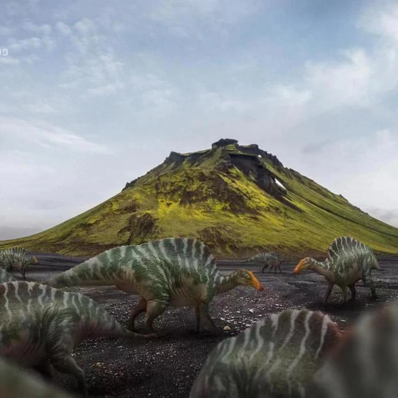 In voorraad Haolong goede 1/35 Brave Dragon Fearless Dragon Paradise Dragon Gevogelte Dragon Krijt Speelgoed Dinosaurus Simulatie