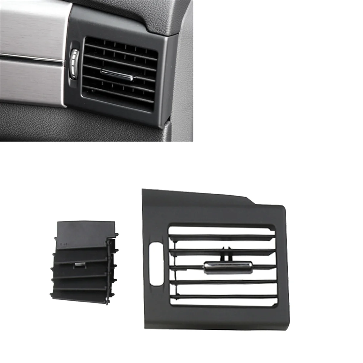 Car Dashboard Right Side AC Air Vent Grille Cover for Mercedes Benz GLK X204 2008-2012 LHD Air Conditioner Outlet Panel