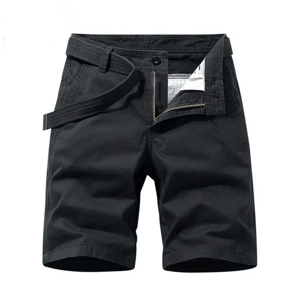 New Summer Men Cargo Shorts Cotton Casual Mens Shorts Pants Jogger Military Solid Straight Cargo Shorts Men Brand Clothing 2023