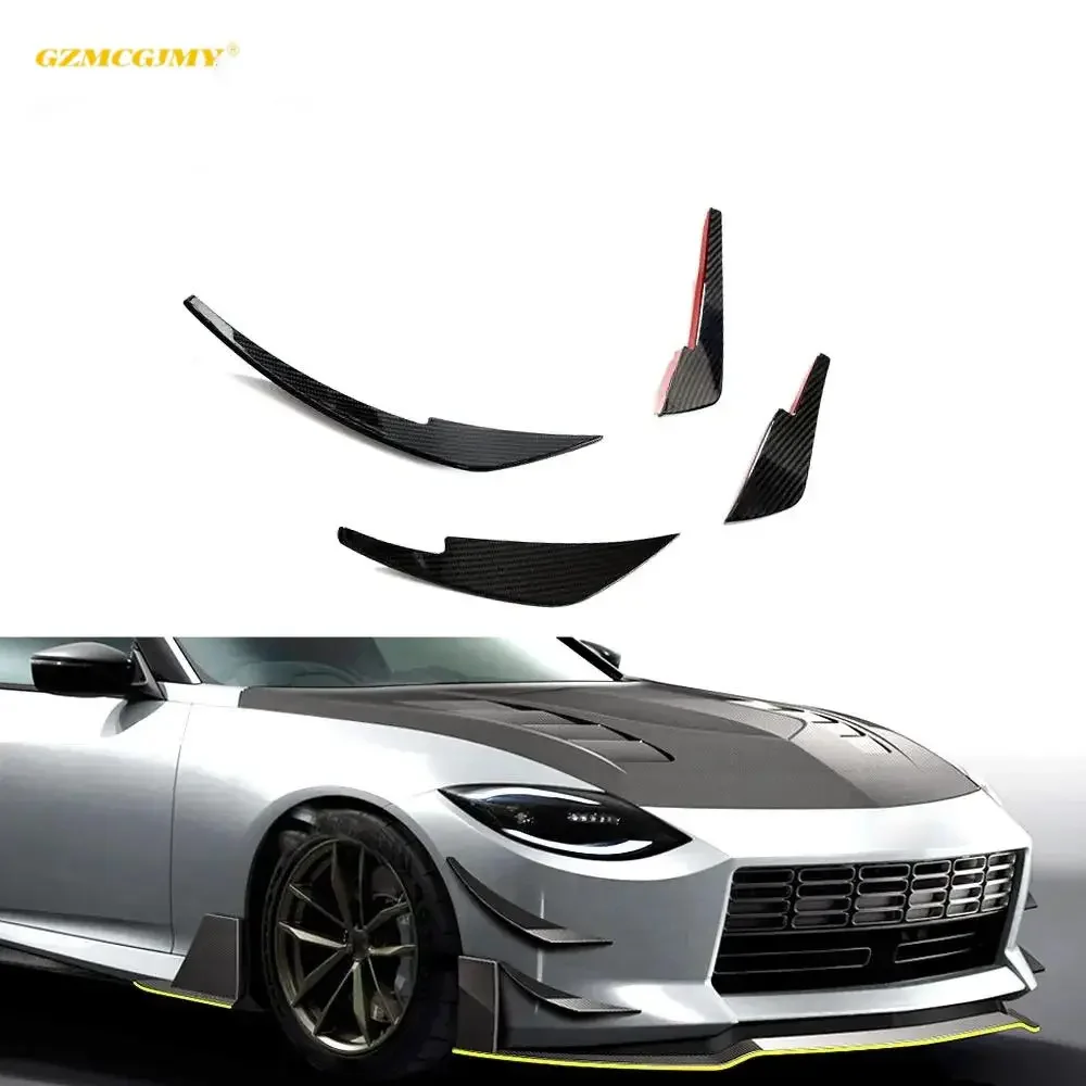 Nuovo pannello decorativo laterale per paraurti auto di alta qualità adatto per Nissan 400Z Paraurti anteriore Duckwing
