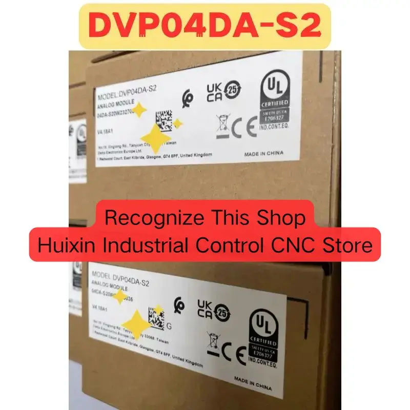 

Brand New Original DVP04DA-S2 DVP04DA S2 PLC Module