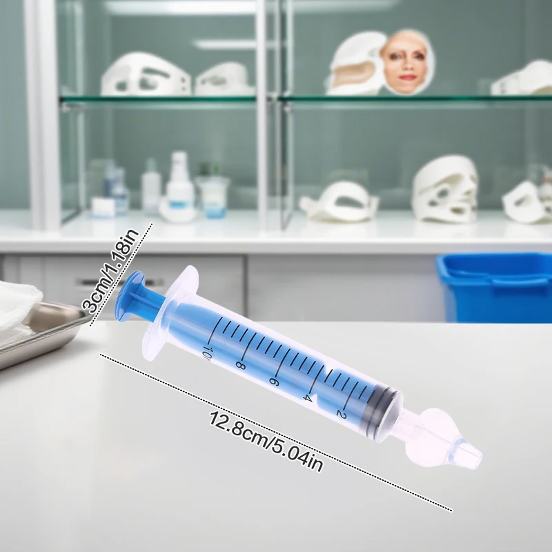 Jeringa para bebé, aspirador Nasal de silicona, aspirador Nasal para recién nacido, lavadora Nasal para rinitis, herramienta de tubo de aguja para nariz limpia para niños