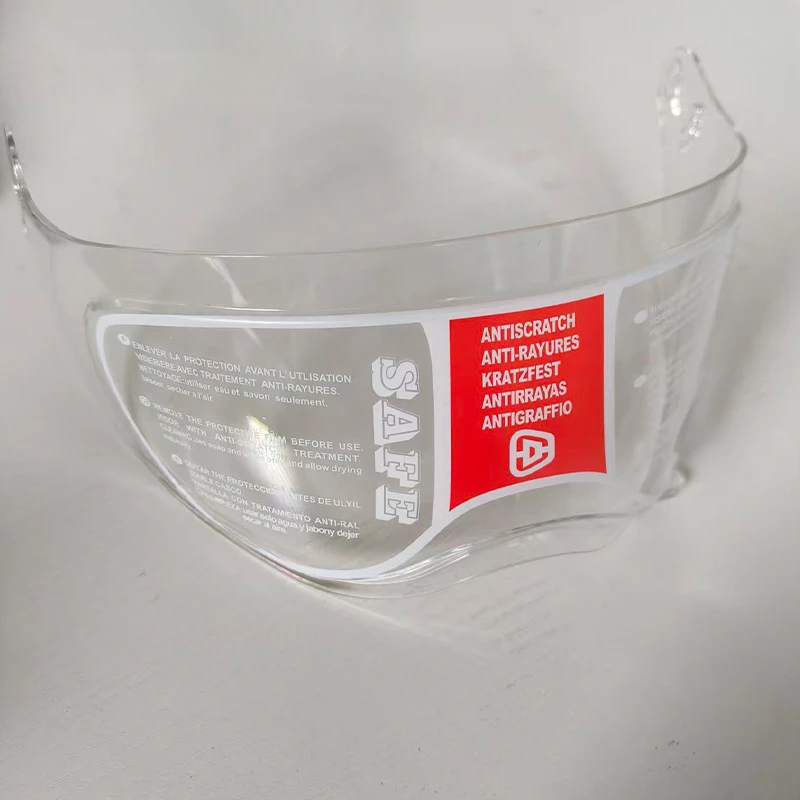 

Universal Motorcycle Full Face Helmet Visor Anti-UV Protection Clear Visor Privided HD View Vision for Daily Commuting