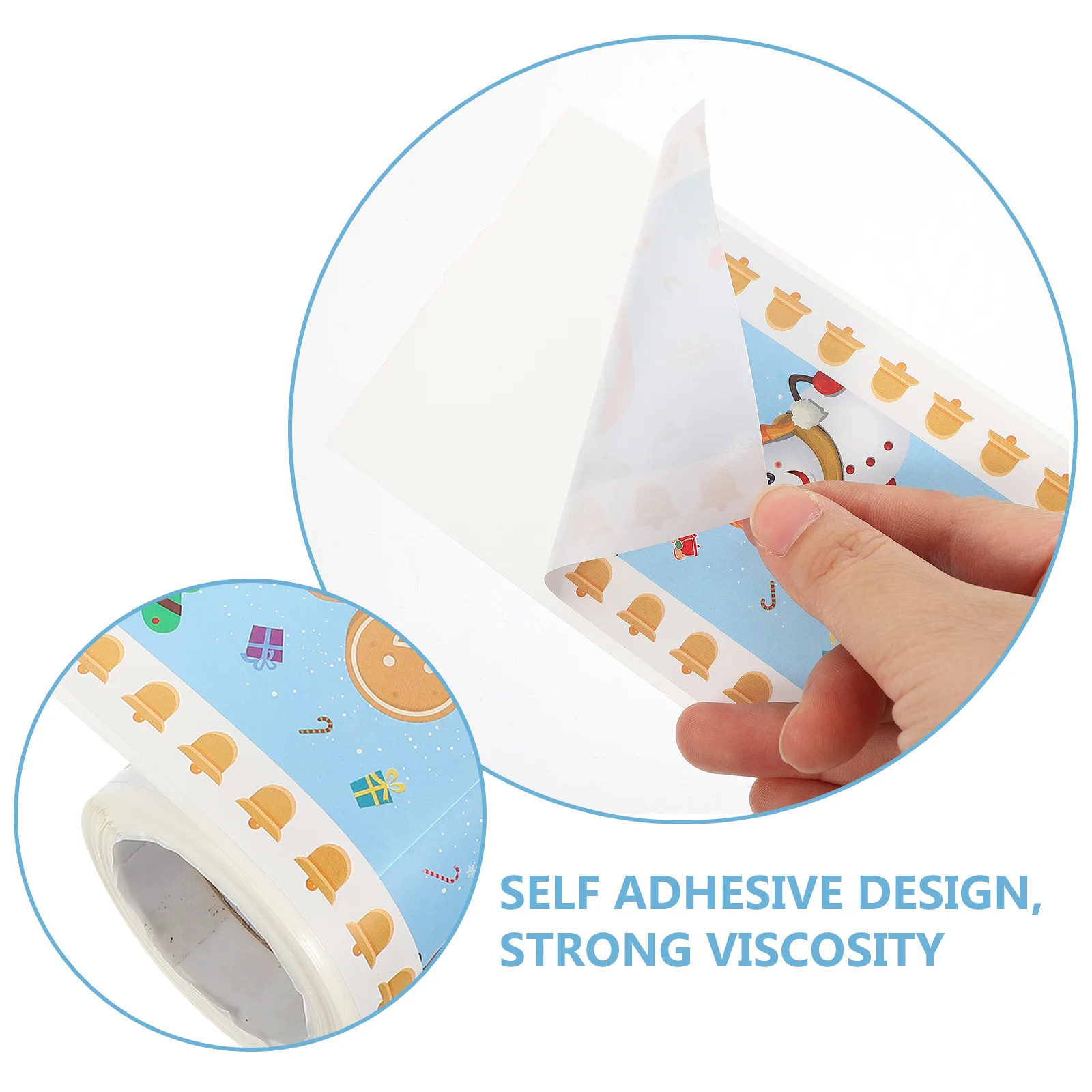 

Decorations Festival Supplies Removable Border Sticker Christmas Blackboard Decorative Trim