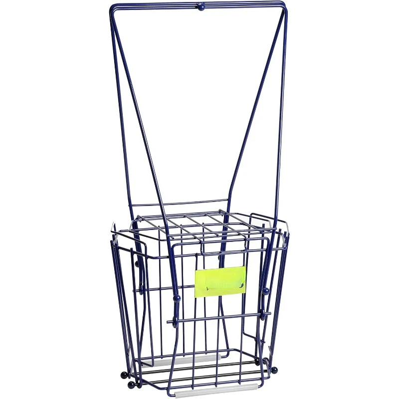 Sports Ball Hopper Pickleball 50 - Pickleball Picker Upper with Unique Basket Shape, Reinforced Side Welds, 50-Ball Capacity