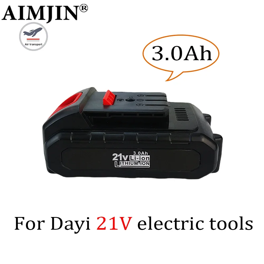 

For Dayi 21V Tool Replacement Battery Large Capacity Cordless Electric Power Tool Battery 21V Rechargeable Lithium Ion Battery