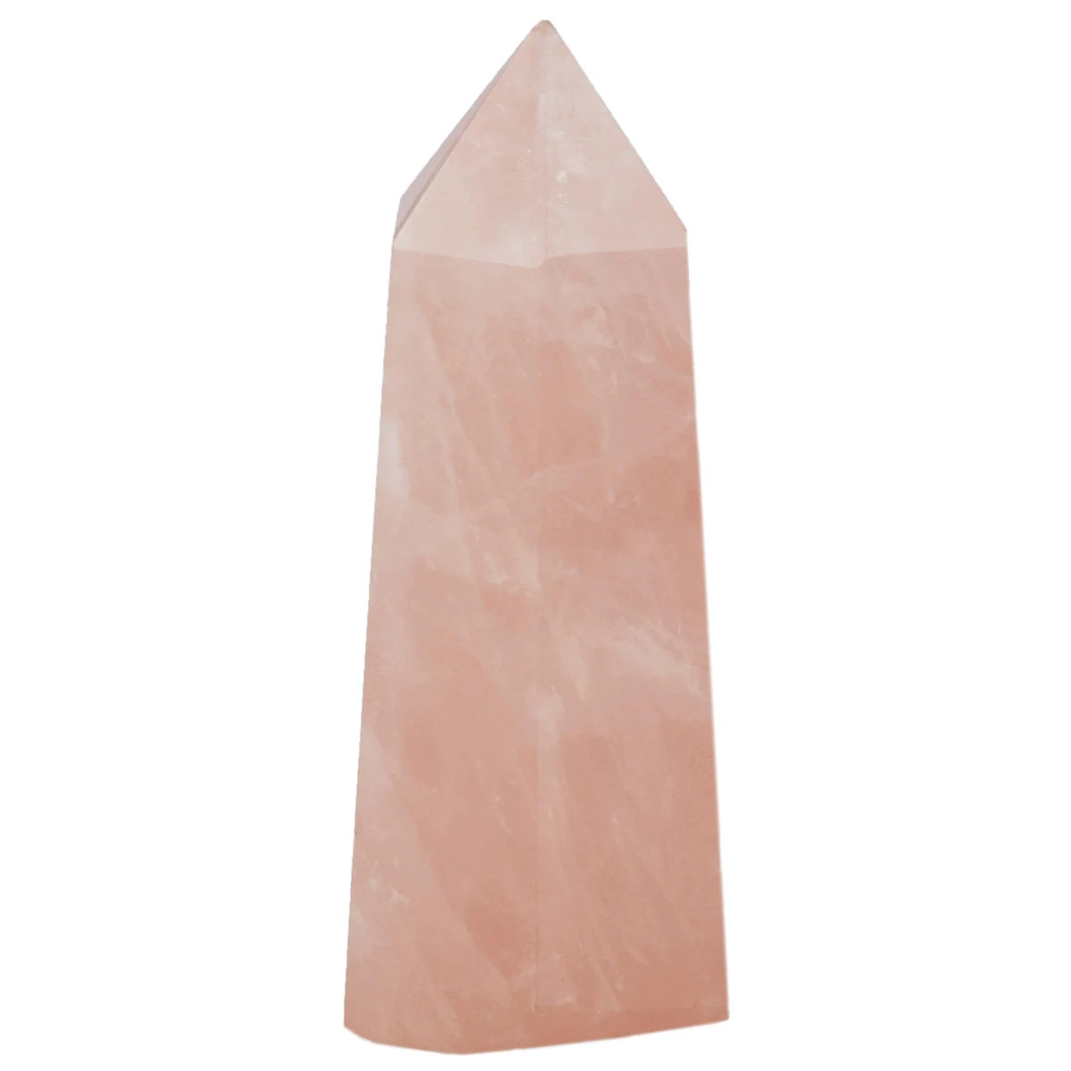 Natural Rose Quartz Point Wand Reiki Healing Hexagonal Prism Irregular Crystal Stone For Chakra Balancing Home Ornaments