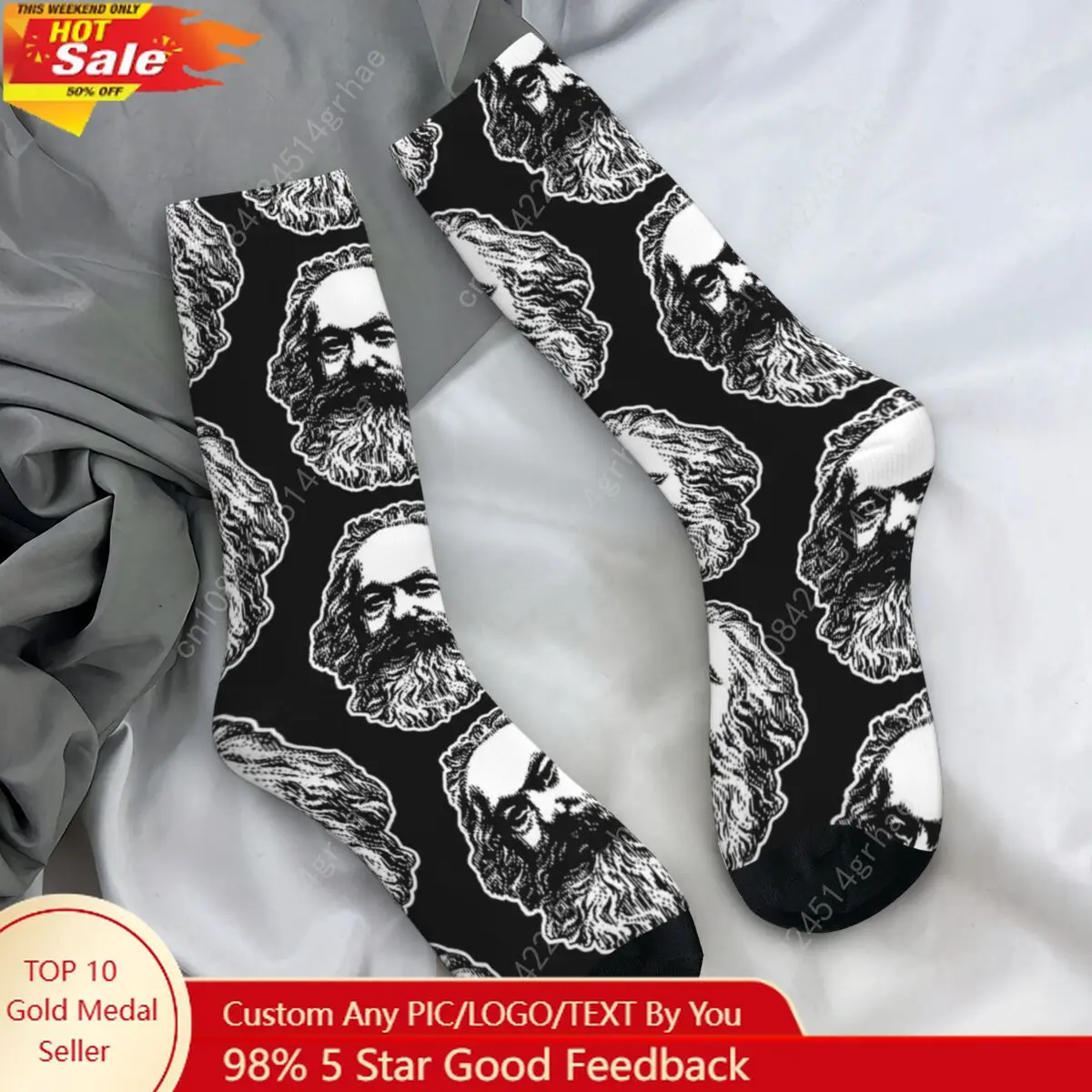 

Men's Socks Karl Marx Marx Engels and Lenin Stockings Spring Harajuku High Quality Socks Design Outdoor Non Slip Socks