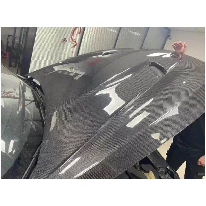 

Carbon Fiber Engine Cover for Infiniti Q50 Q50L 14-21 modified Bonnet hood scoop Car Accessories