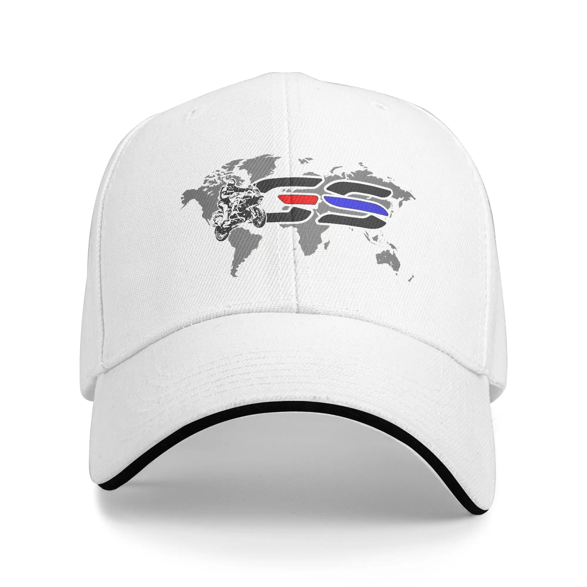 Gs World Map Adventure Baseball Cap  y2k Retro Trucker Hat Summer Couple Women Outdoor Sport Baseball Caps