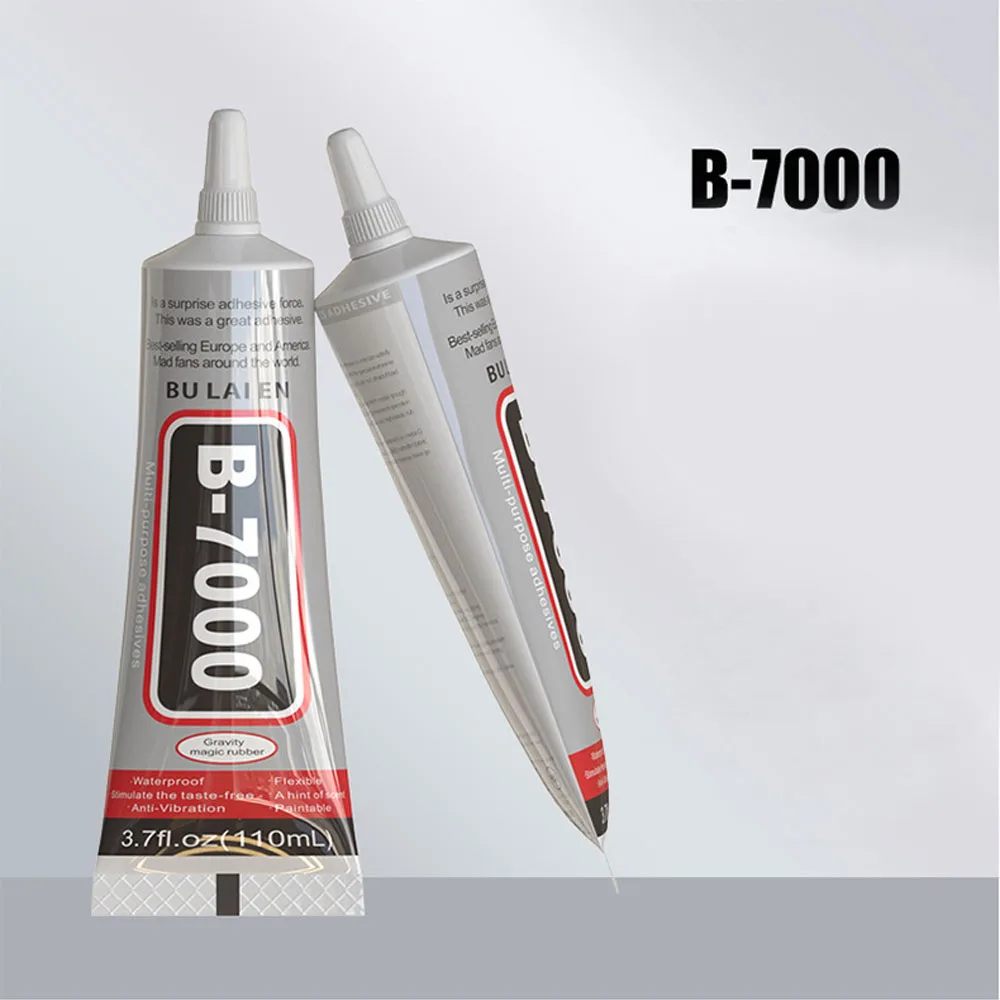 B7000 Liquid Glue Clear Contact Phone Repair Adhesive Multipurpose Glass Plastic DIY Glue With Precision Applicator Tip