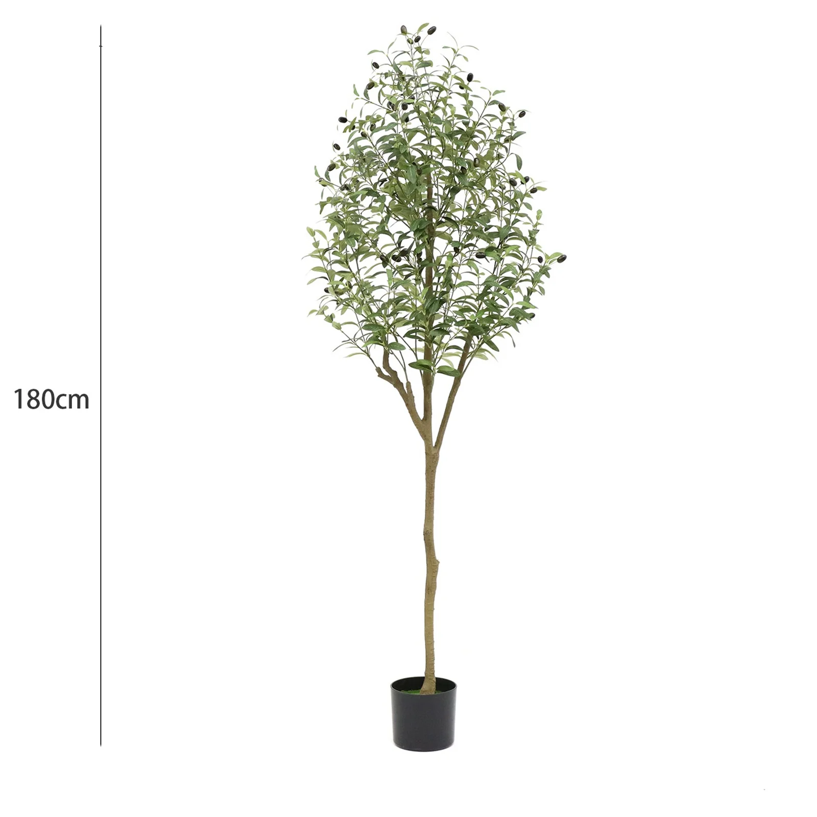 

5.9 FT High Artificial Olive Tree Indoor Artificial Plants Potted Olive Silk Tree For Living Room Bedroom Office Decoration