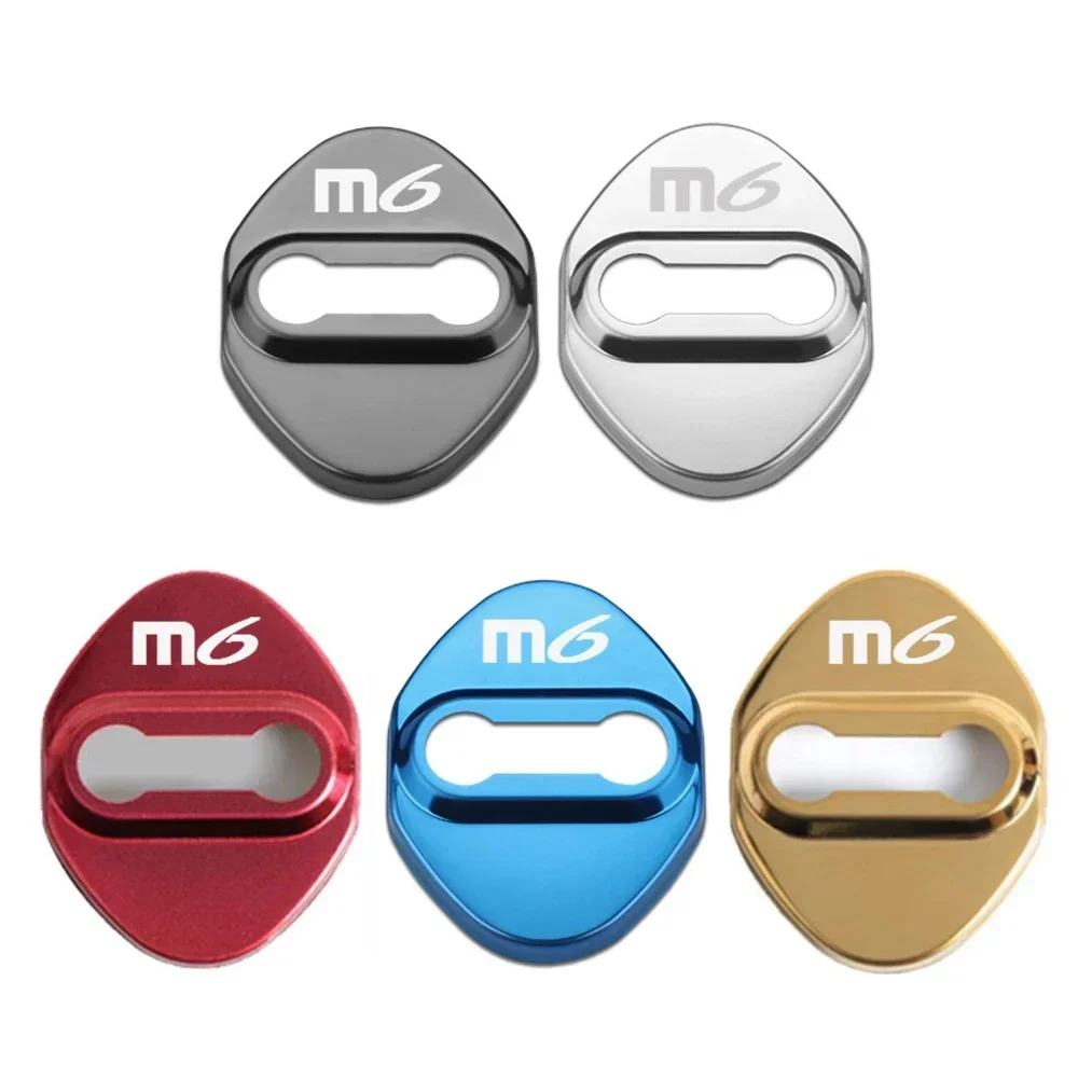 4pcs/set Car Door Lock Protection Cover Anti-rust Sticker Case for M6 Atenza Axela MX5 CX5 CX9 RX8 CX30 Bt50