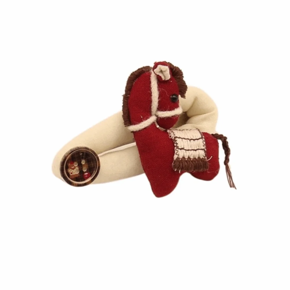 

Cute Funny Horse Hair Clip Duckbill Clip Hair Wear Horse Doll Side Clip Headdress Hair Accessories New Year Hair Clip New Year