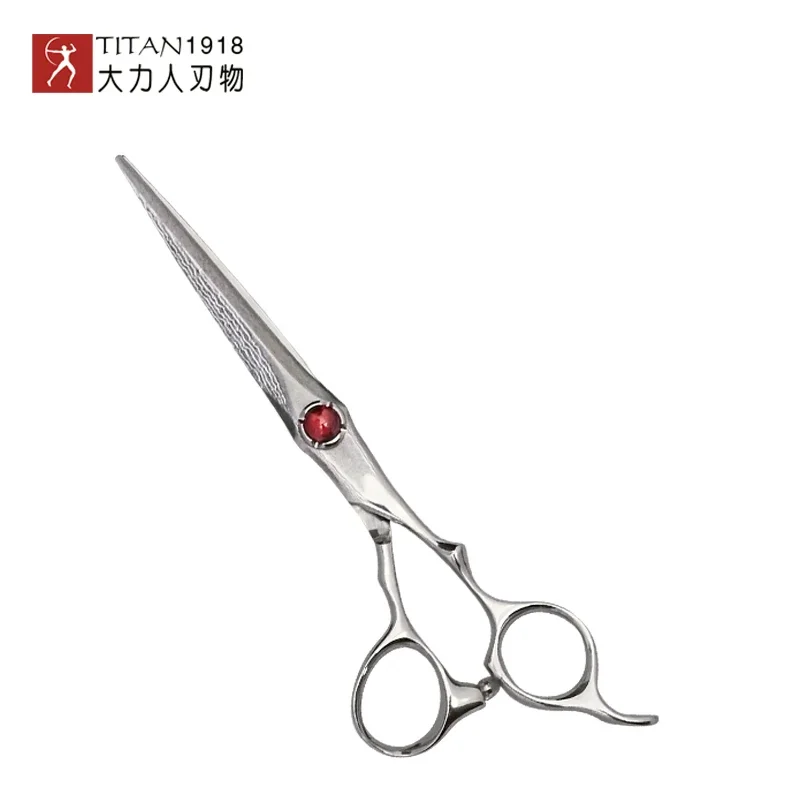 titan professional 5.5inch 6.0inch hairdressing cutting  salon barbers tools damascus steel scissors