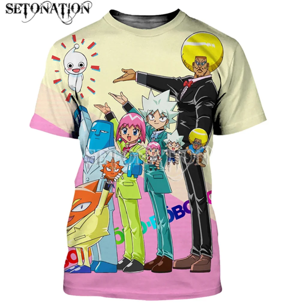 Bobobo-bo-Bo-Bobo men-women-New-fashion-cool-3D-print Harajuku-style-tshirt-streetwear-top estivi