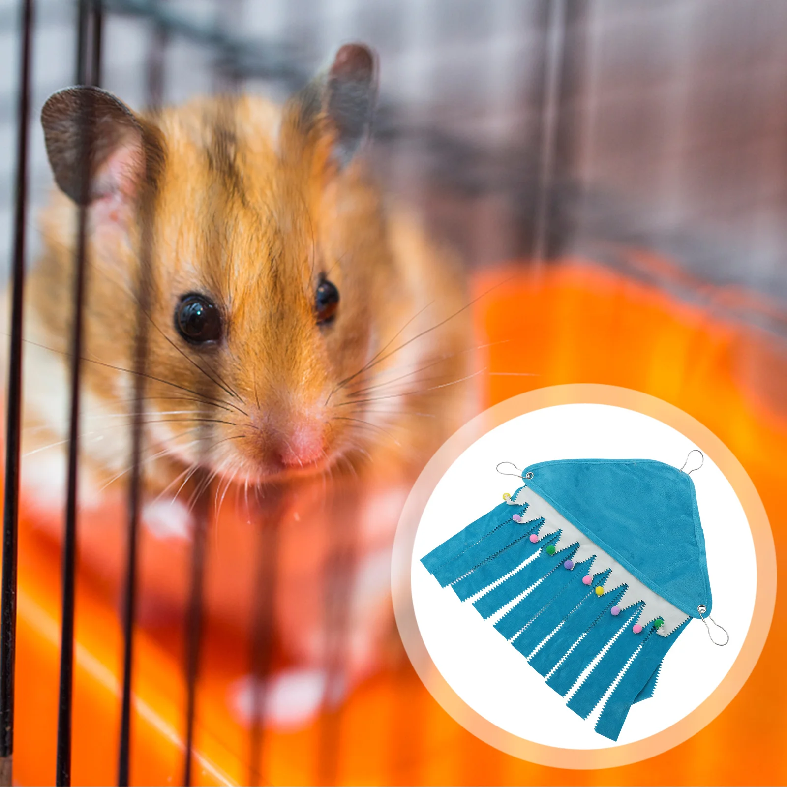 

Pet Hammock Hut Simple Design Comfortable Nest for Hamster Rat Squirrel Chinchilla Indoor Outdoor Cage Hideaway Soft Sleeping