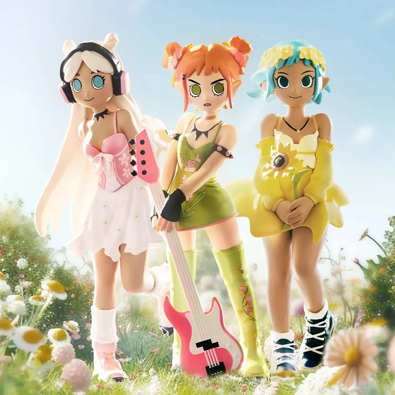 

Original Peach Riot Punk Fairy Series Blind Box Toys for Girls Figure Action Surprise Box Kawaii Model Birthday Gift