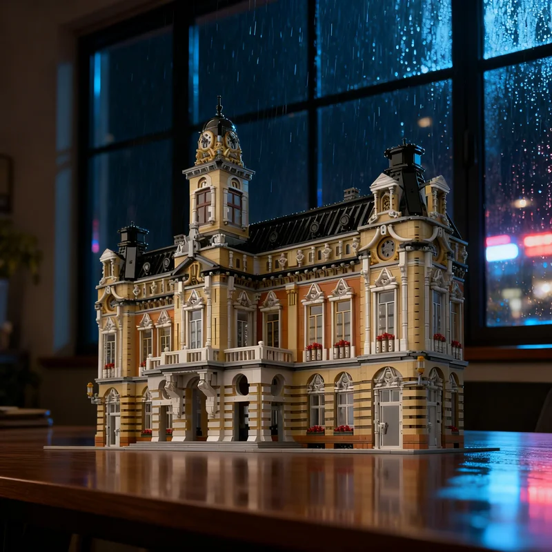 

Набор строительных блоков MOC «Городская ратуша» (11413 деталей), модульная модель городской улицы, игрушка-подарок, креативный коллекционный предмет для демонстрации, премиум-класс, для взрослых и детей