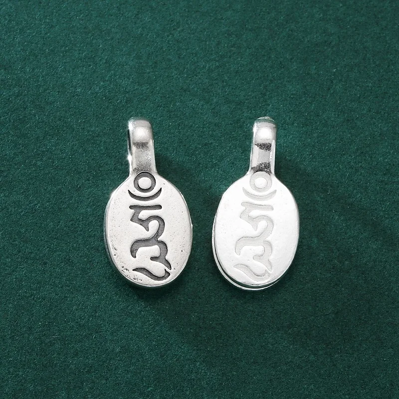 100% 925 Silver Buddhist OM Prayer Beads Counter Tibetan Mala\'s Bum Counters Sterling