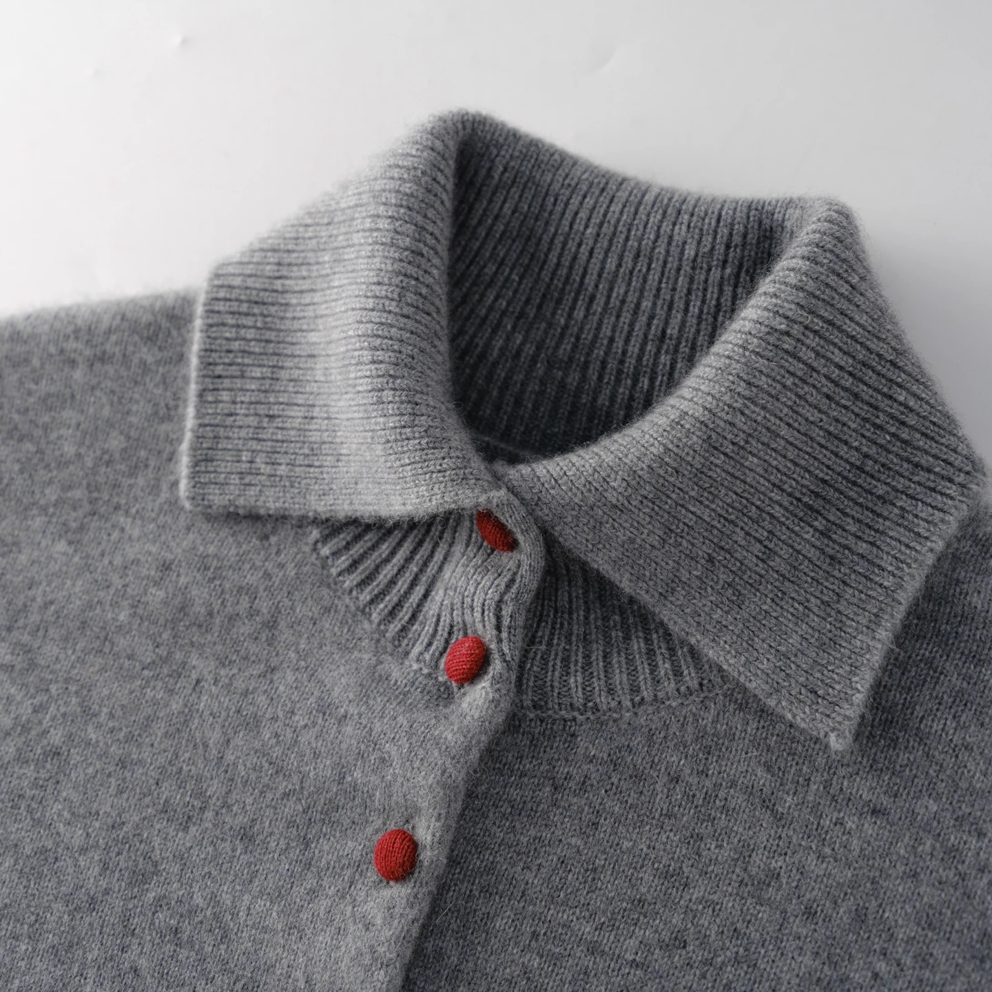 Cárdigan de Cachemira para Mujer Gujing, Estilo Casual, Grueso, con Botones Coloridos, Suéter de Lana Tejida Suave, Ropa de A...