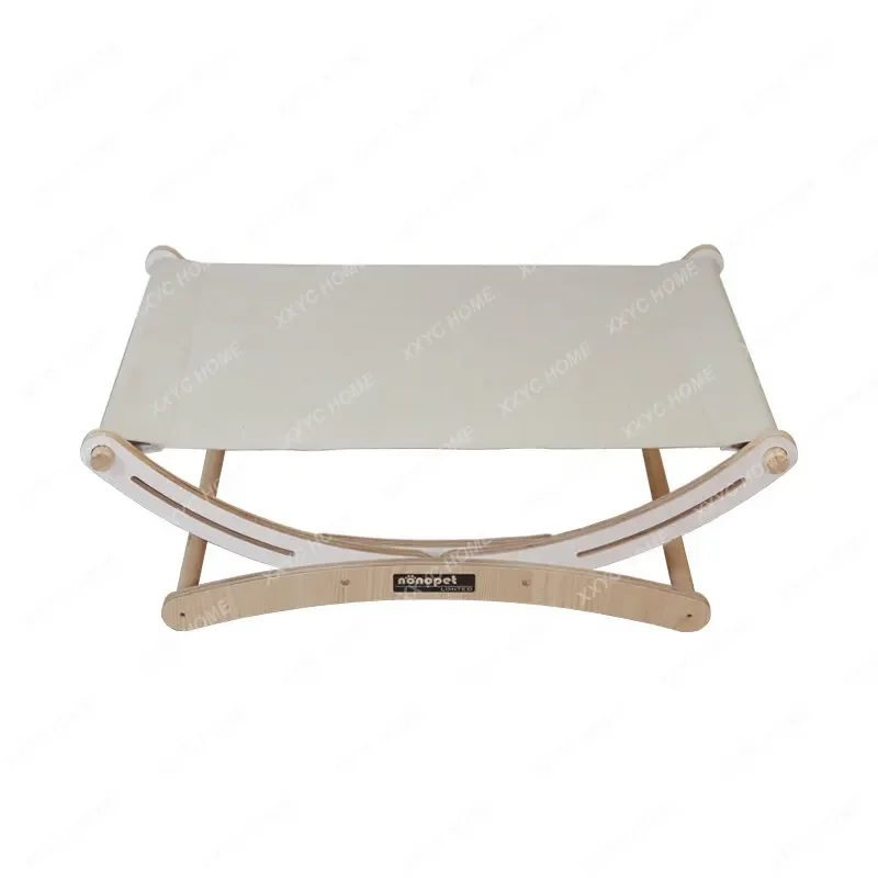 

Pet Dog Cat off the Ground Four Seasons Universal Removable Replacement Bed Cloth Solid Wood Camp Bed