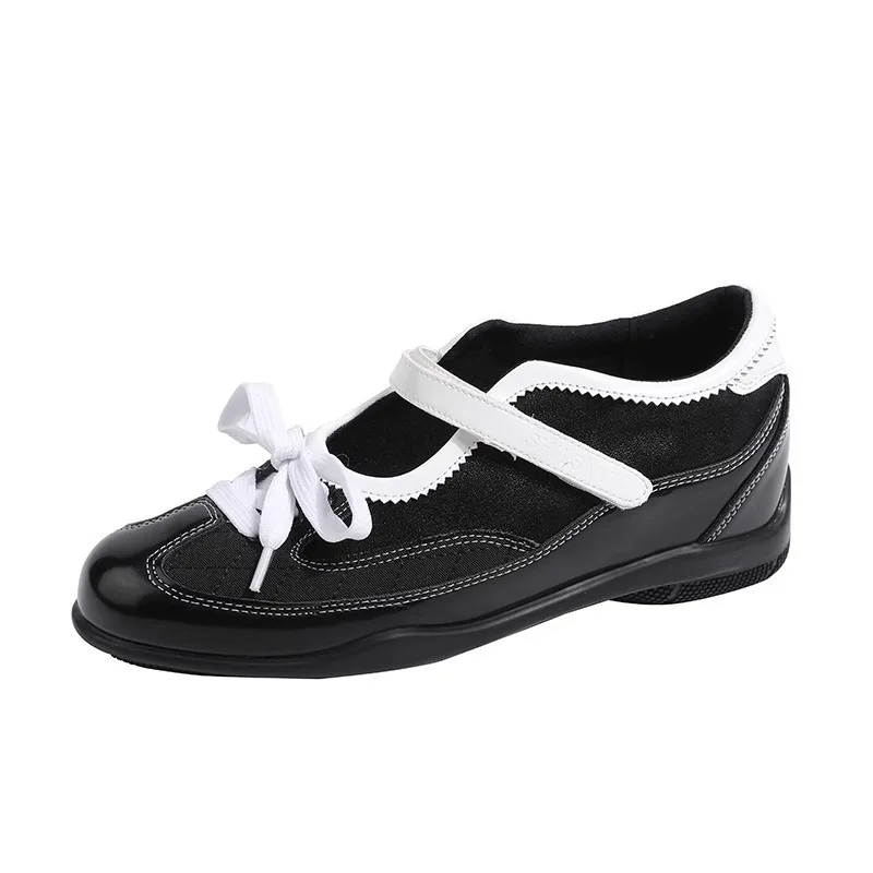 

Новые поступления: Женские модные черные балетки в спортивном стиле Мэри Джейн с бантом – удобная повседневная обувь