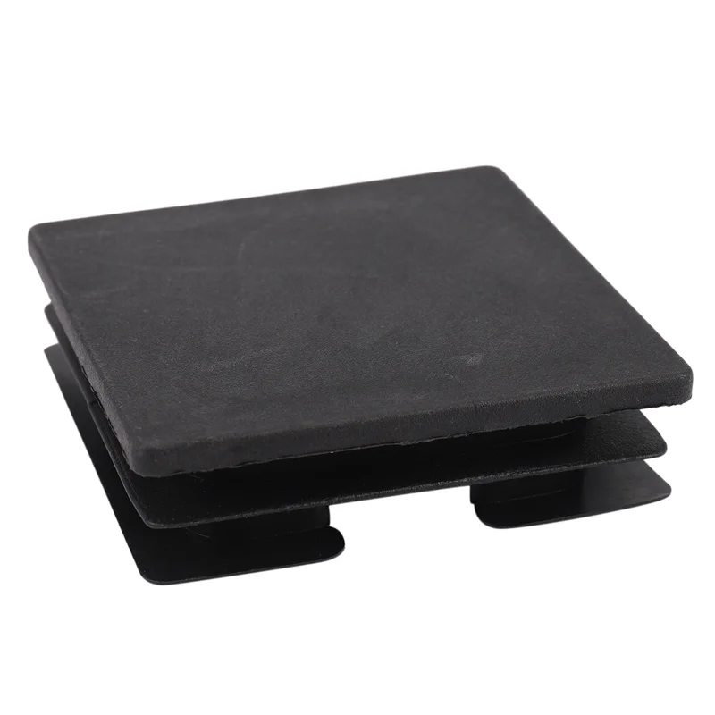 Bouchons carrés en plastique 75Mm X 75Mm, Inserts de tuyaux, obturation d'extrémité, 12 pièces-AT64