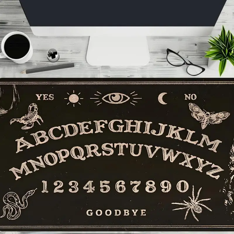 

Игровой коврик для мыши с рисунком Psychic Board, нескользящий коврик для стола с резиновой основой для ПК и ноутбуков