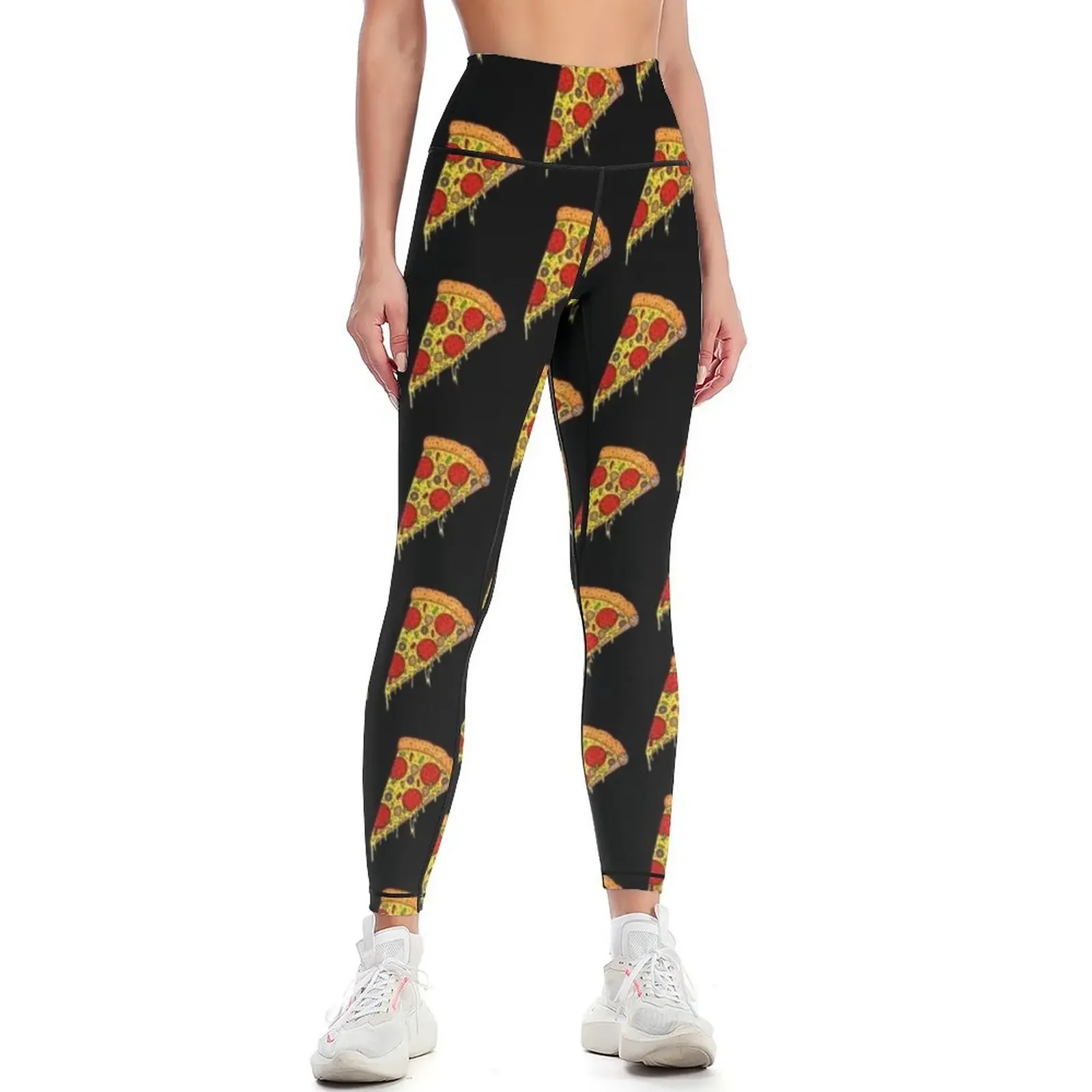 

Pizza Slice Leggings gym clothing gym sportswear woman sport set fitness set gym Womens Leggings