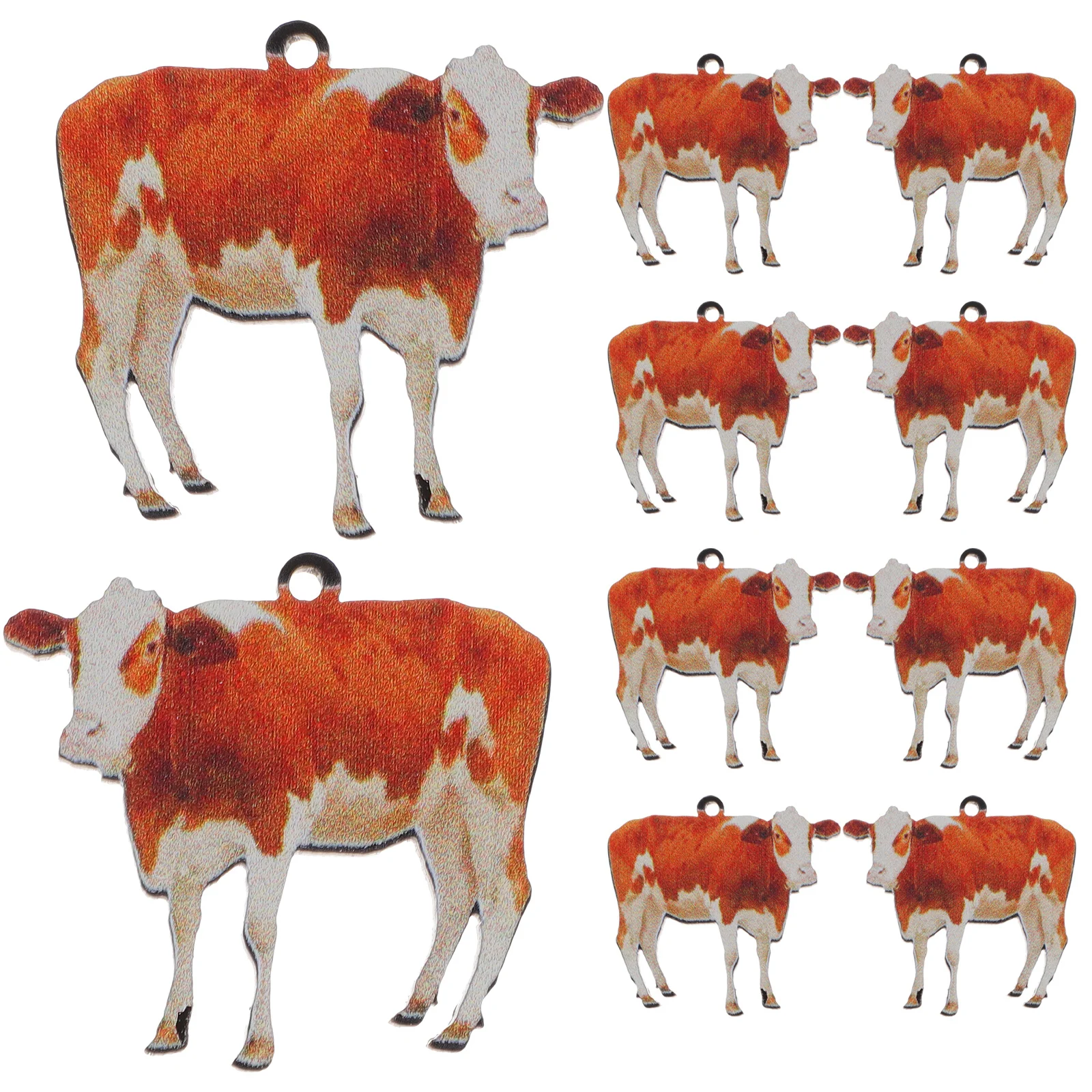 

20Pcs Animal Charms Acrylic Pendant DIY Crafting Supplies Cute Hanging Hole Jewelry Making Accessories Animal Charms