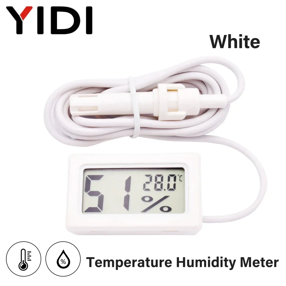 Mini Digital SquareThermo Hygrometer Thermometer Sonde Tester Indoor Temperatur Feuchtigkeit Meter Sensor Instrument Gauge Detektor