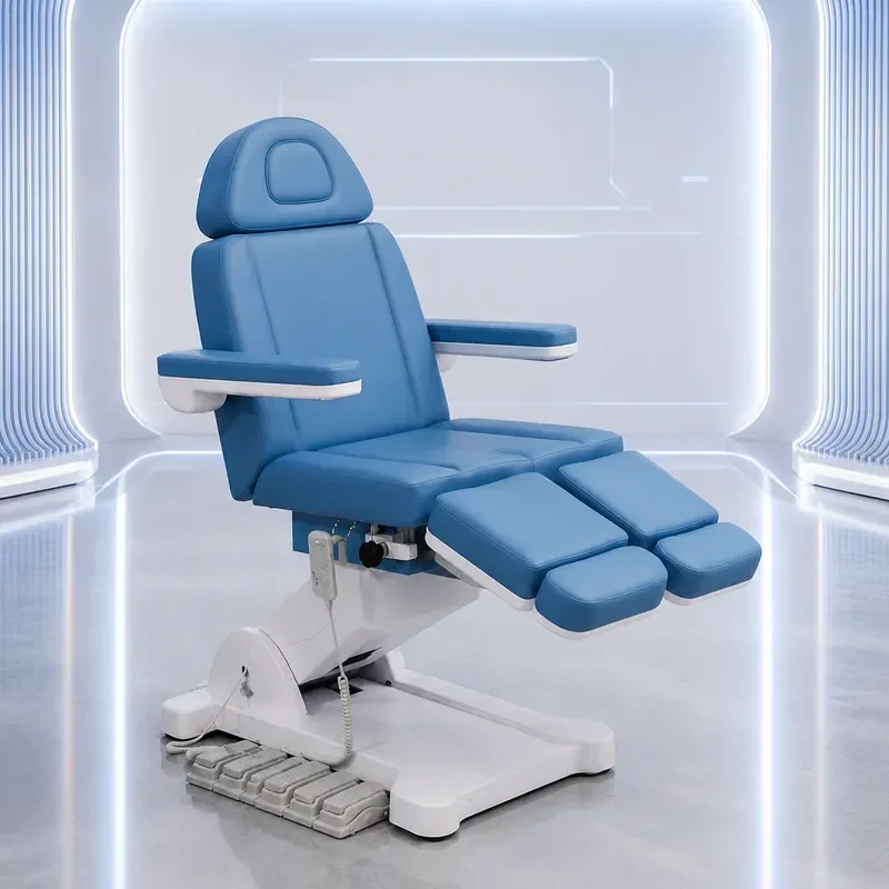 Electric Beauty Bed Massage Lifting Multifunctional High End Split Legs Rotating Tattoo Embroidery Table