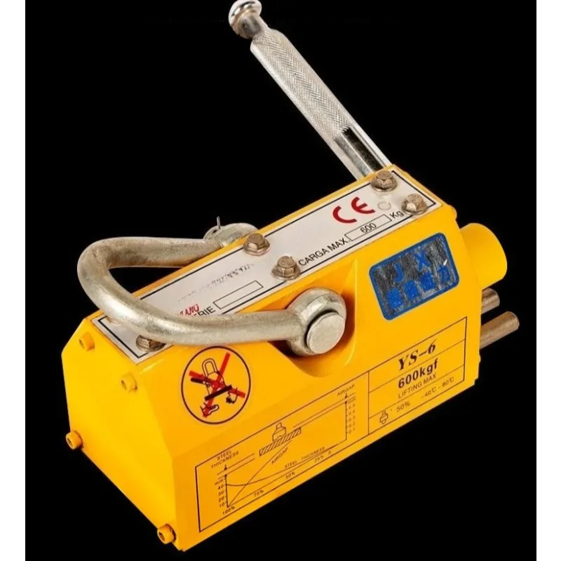Industrial Grade Magnetic Lifter Strong Permanent Magnet Hoisting Device Metal Plate Magnetic Handling ToolHoisting Operation