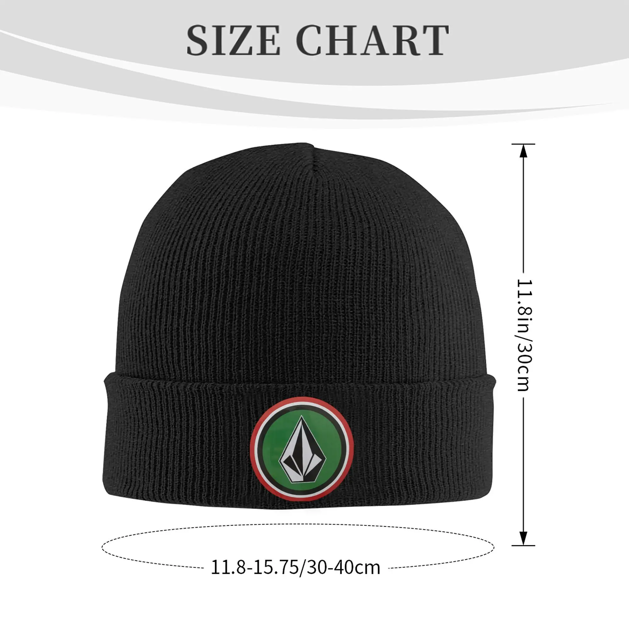 Custom V-Volcomes Stone Boardsports Surfboard Skullies Beanies Caps Streetwear Winter Warm Knitted Hat Adult Unisex  Bonnet Hat