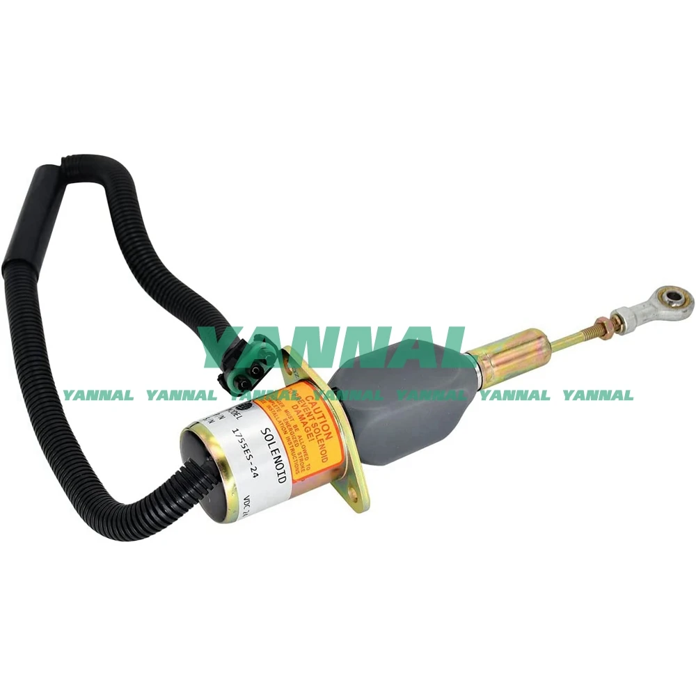 long time aftersale service New Fuel Shutoff Solenoid For John Deere 330LC370 330LCR Excavator 24V