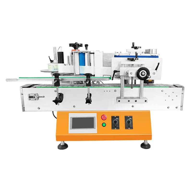 Desktop Round Bottle Labeling Machine Jar Label Equipment Sticker Label Machine for Plastic Glass Bottle