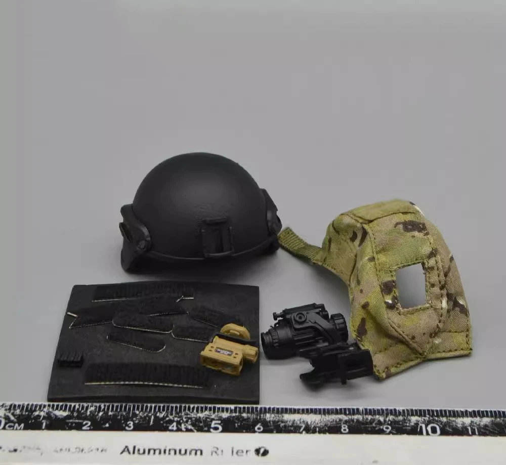 

1/6 Easy&Simple ES 26062R 26062SS ES 26022 Senior Tactical Instructor Toys Model Helmet Black Night Vision Sunglasses For 12"