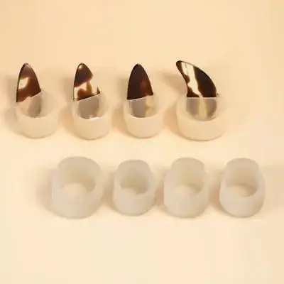 

1Set Silicone Guzheng Nail Covers Durable Nail Protection Protective Rings Practice Guzheng Accessories for Playing