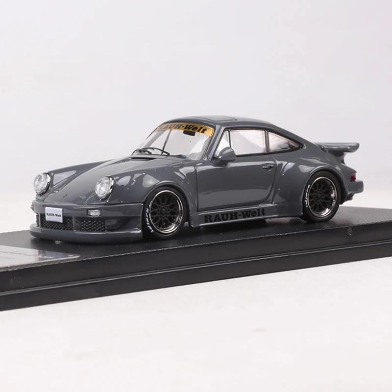 1/64 Model samochód symulacyjny do odlewania odlew stopu Porsche 993 RWB oryginalna dekoracja z wysokiej klasy kolekcji prezent