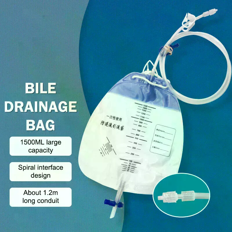 /JCS/External Disposable Sterile Bag PVC Storage Urinary Drainage Sack Pee Collection Bags With Cross Valve Catheter