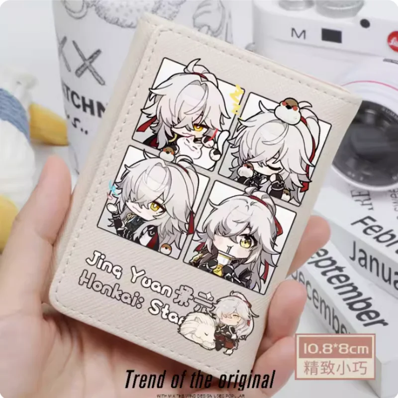 

Anime Honkai: Star Rail Jing Yuan Fashion Wallets PU Purse Card Holder Hasp Money Bag Cosplay Gift B177